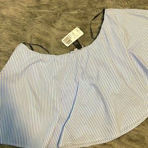 Forever 21, one shoulder striped top